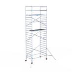 Tweedehands Euroscaffold rolsteiger 135x250 8,2m werkhoogte, Ophalen of Verzenden, Nieuw, Rolsteiger of Kamersteiger, 5 meter of hoger