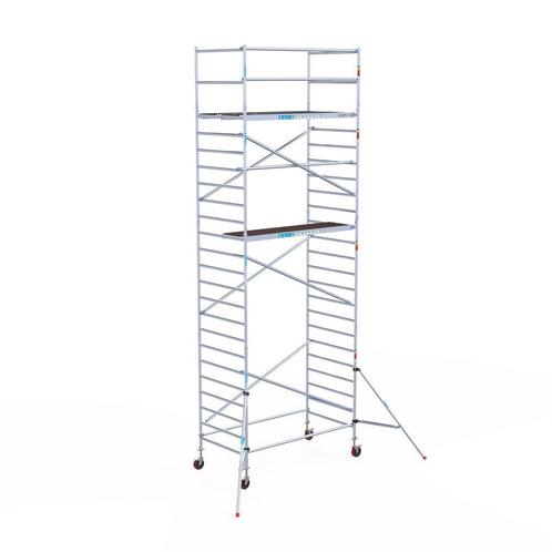 Tweedehands Euroscaffold rolsteiger 135x250 8,2m werkhoogte, Doe-het-zelf en Verbouw, Steigers, Rolsteiger of Kamersteiger, Nieuw