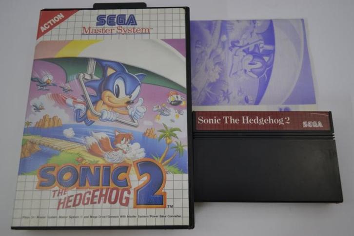 Sonic The Hedgehog 2 (MS CIB)), Spelcomputers en Games, Games | Sega, 1 speler, Zo goed als nieuw, Verzenden