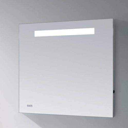 Spiegel Sanitop met LED Verlichting en Geintegreerde Klok, Doe-het-zelf en Verbouw, Sanitair, Ophalen of Verzenden