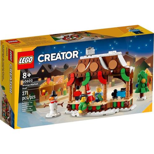 Set 40602-1 - Winter Market Stall, Kinderen en Baby's, Speelgoed | Duplo en Lego, Complete set, Nieuw, Lego, Ophalen of Verzenden