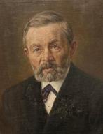 Duitse school (XIX-XX) - Portret van een adellijke man, Antiek en Kunst, Kunst | Schilderijen | Klassiek