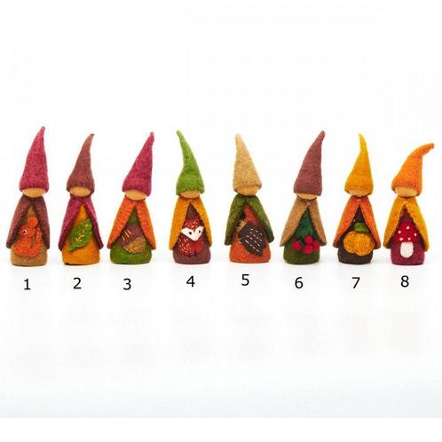 Bospoppetje Vilt - 14 cm-NR 8 NIEUW, Kinderen en Baby's, Kinderkamer | Inrichting en Decoratie, Nieuw, Ophalen of Verzenden