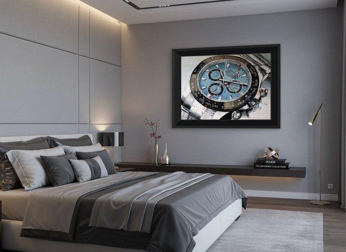Rolex Daytona 116506 Platinum Ice Blue artwork- by, Antiek en Kunst, Kunst | Tekeningen en Foto's
