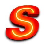 Neon letter S in oranje - Y, Verzamelen, Merken en Reclamevoorwerpen, Ophalen, Nieuw