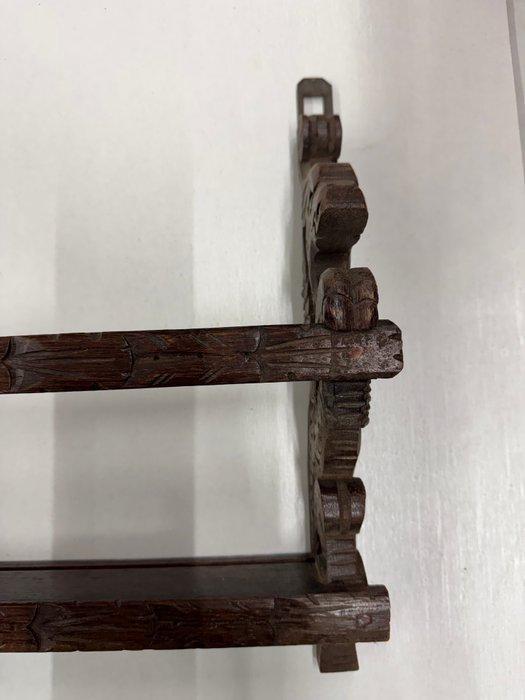 Rek - hard hout - Antiek bordenrek, Antiek en Kunst, Antiek | Overige Antiek