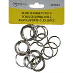 Sleutelring sleutelhangers 20 stuks metaal m, Hobby en Vrije tijd, Ophalen of Verzenden, Nieuw