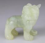 Leeuw Foo Dog beeldje - Serpentine - China - 19e - 20e eeuw