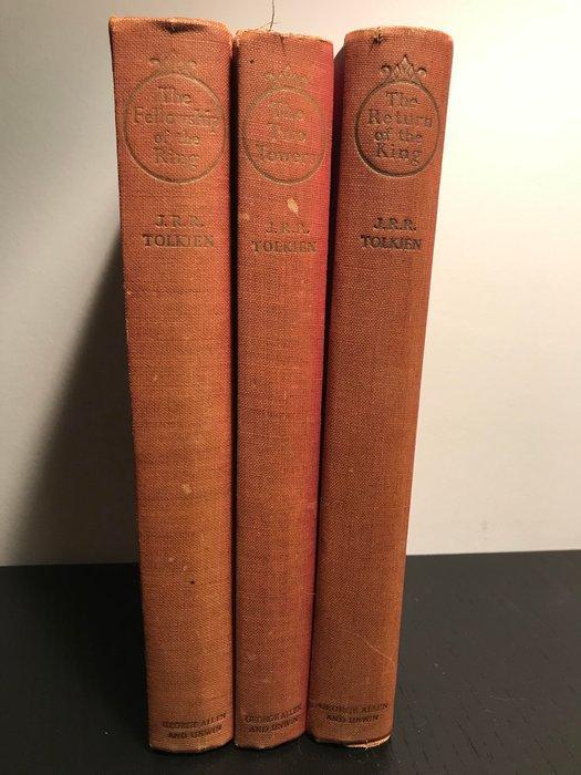 J.R.R. Tolkien - The Lord of the Rings (3 volumes) -, Antiek en Kunst, Antiek | Boeken en Bijbels