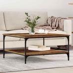 vidaXL Salontafel Oud hout 80 x 80 x 40 cm Bewerkt hout, Verzenden, Vierkant, Nieuw, 50 tot 100 cm