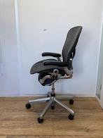 Herman Miller Aeron Chrome Incl. Posturefit - Nieuw 1800,00, Verzenden, Zwart, Zo goed als nieuw, Bureaustoel
