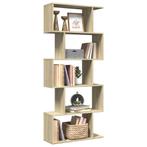 vidaXL Kamerscherm / boekenkast 5-laags 70x24x161 cm hout, Verzenden, Nieuw, Overige houtsoorten