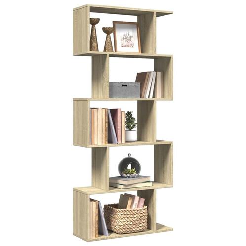 vidaXL Kamerscherm / boekenkast 5-laags 70x24x161 cm hout, Huis en Inrichting, Kasten | Boekenkasten, Nieuw, Overige houtsoorten