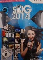 Lets Sing 2014 Met 2 Microfoons In Doos Duitstalig - iDEAL!, Spelcomputers en Games, Games | Nintendo Wii, Ophalen of Verzenden