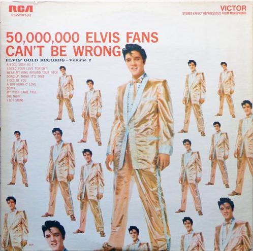 Elvis Presley - 50,000,000 Elvis Fans Cant Be Wrong (Elvis, Cd's en Dvd's, Vinyl | Rock, Gebruikt, Ophalen of Verzenden