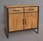 Actie! Dressoir Mito | Acacia Royal Brown | Nu €329,-, Huis en Inrichting, Modern | Luxe | Landelijk | Robuust | Industrieel, Nieuw