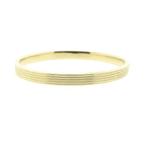 Vintage gouden slavenarmband; Maat M, Ophalen of Verzenden, Gebruikt, Overige kleuren, Goud