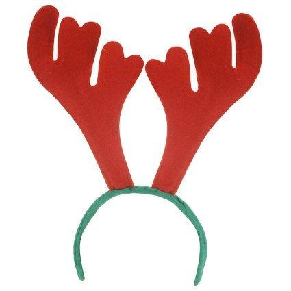 Rendier diadeem rood/groen, Kleding | Dames, Carnavalskleding en Feestkleding, Nieuw, Ophalen of Verzenden