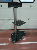 TV standaard verrijdbaar, zwart, hoogte 140 / 200 cm, Ophalen, Nieuw in verpakking