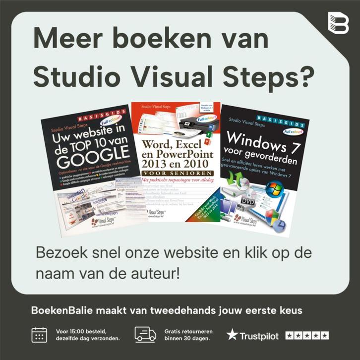 iPad for Seniors 9789059051089 Studio Visual Steps, Boeken, Taal | Engels, Zo goed als nieuw, Verzenden