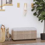Opbergbankjes kattenstaart 69cm - Tweedekansje - Stijlvol..., Huis en Inrichting, Banken | Bankstellen, Natuurlijke, Eenpersoons