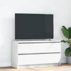 vidaXL Tv-meubel 100x35x54 cm bewerkt hout wit, Huis en Inrichting, Kasten | Televisiemeubels, Verzenden, Nieuw, Overige houtsoorten