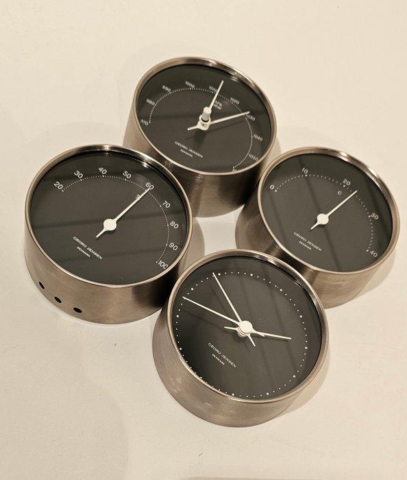 Georg Jensen, Royal Copenhagen - Weerstation (4) - Glas,, Antiek en Kunst, Antiek | Meubels | Stoelen en Banken