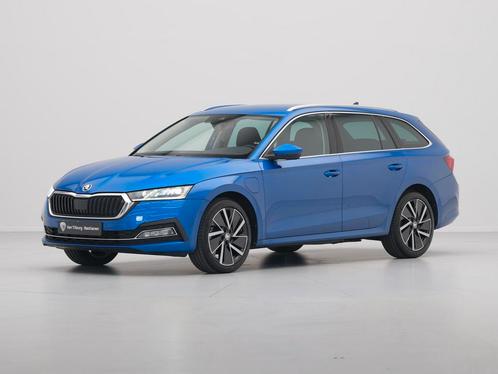 Zakelijke Lease |  Škoda Octavia Combi 1.4 TSI 204pk iV PHEV, Auto's, Skoda, Dealer onderhouden, Lease, Zwart, Automaat, Stationwagon