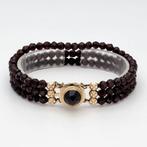 Armband - 14 karaat Geel goud - Granaat, Nieuw