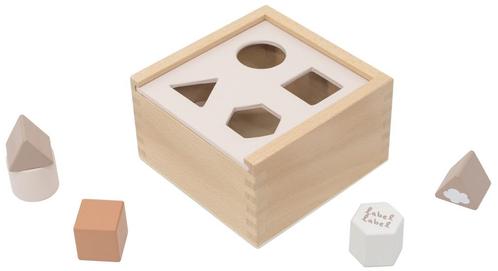 Label Label Nougat Houten Vormenstoof LLWT-34369, Kinderen en Baby's, Speelgoed | Babyspeelgoed, Nieuw, Verzenden