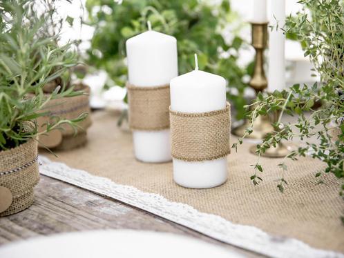 Rol Jute Decoratie Lint (5m), Hobby en Vrije tijd, Feestartikelen, Nieuw, Ophalen of Verzenden