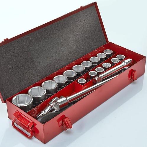 Smoos Dopsleutelset 3/4 opname 21-delig - Smoos, Doe-het-zelf en Verbouw, Gereedschap | Handgereedschap, Nieuw, Ophalen of Verzenden