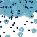 Tafelconfetti Voetjes Blauw 1cm 600st, Hobby en Vrije tijd, Nieuw, Verzenden