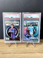 Lot 2x Topps Finest - Gavi & Julian Alvarez Rookie - PSA, Nieuw