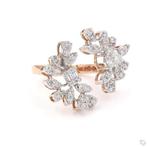 Ring - 14 karaat Roségoud - 1.40ct. tw. Diamant (Natuurlijk), Nieuw