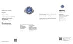 Cocktailring Platina - 12.28ct. tw. Stersaffier - Diamant -, Sieraden, Tassen en Uiterlijk, Antieke sieraden