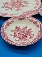 Crown Ducal – „Bristol“ – Speiseservice in Rot – English, Antiek en Kunst