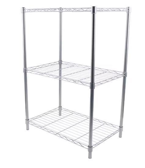 Metalen Opbergrek 3 Lagen – Vrijstaand Rek 56×35×80 cm, Huis en Inrichting, Kasten | Boekenkasten, Nieuw, Verzenden