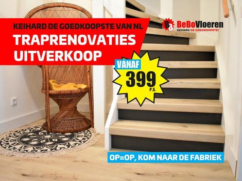 PVC-traprenovatie v.a. €399 – NU LEEGVERKOOP, Huis en Inrichting, Stoffering | Vloerbedekking, Wit, Crème, Beige, Bruin, Grijs
