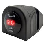 ProRide Universele Voltmeter Opbouw 12-24V DC met Aan/Uit, Verzenden, Nieuw