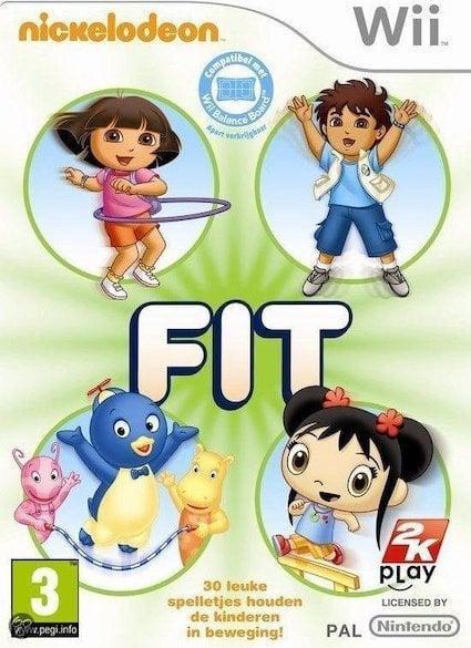 Nickelodeon Fit (Wii Games), Spelcomputers en Games, Games | Nintendo Wii, Zo goed als nieuw, Ophalen of Verzenden