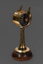 Sextant - Hout, Messing - Maschinen-Telegraph