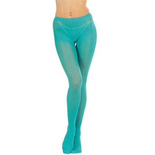 Turquoise panty voor dames - Panty's, Hobby en Vrije tijd, Feestartikelen, Ophalen of Verzenden