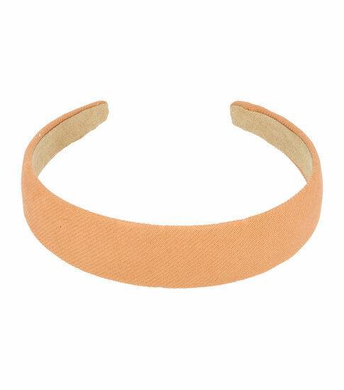 Haarband Diadeem Stof 3cm Oranje, Sieraden, Tassen en Uiterlijk, Uiterlijk | Haarverzorging