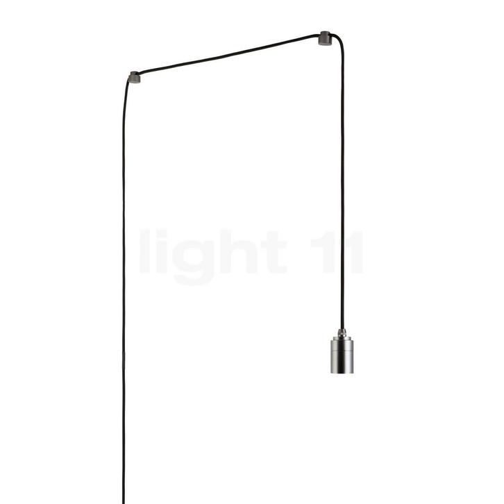 Tala E27 Hanglamp met stekker, grafiet (Hanglampen), Huis en Inrichting, Lampen | Hanglampen, Nieuw, Verzenden