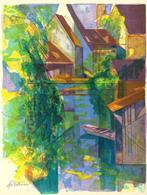 Camille Hilaire (1916-2004) - Lot de 2 lithographies sur, Antiek en Kunst