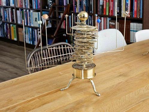 2 Solar system astronomisch instrument Sun Earth & Moon, Antiek en Kunst, Curiosa en Brocante