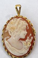 Cameo - 18 karaat Geel goud Carneool