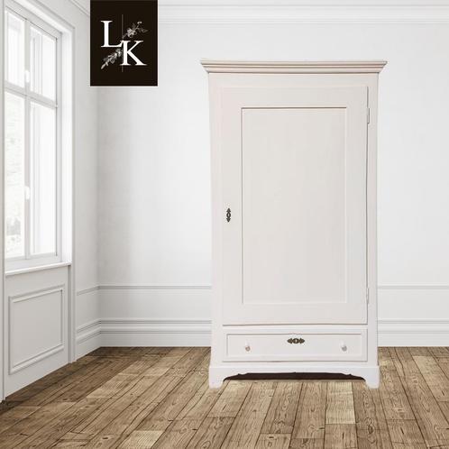 Landelijke klassieke kast, eendeurskast,linnenkast, hangkast, Antiek en Kunst, Antiek | Meubels | Kasten