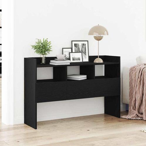 vidaXL Dressoir met lade Zwart 105 x 30 x 70 cm Bewerkt hout, Huis en Inrichting, Kasten | Dressoirs, Nieuw, Minder dan 50 cm